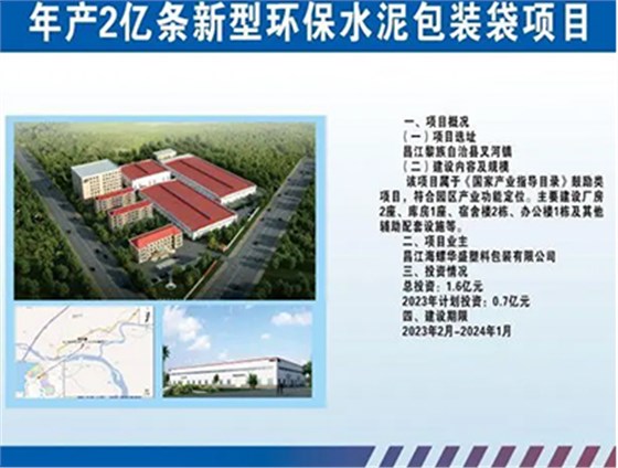 新型環(huán)保水泥包裝袋項目
